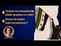 Türkiye'nin Suriye'de desteklediği silahlı gruplara ne oldu?
